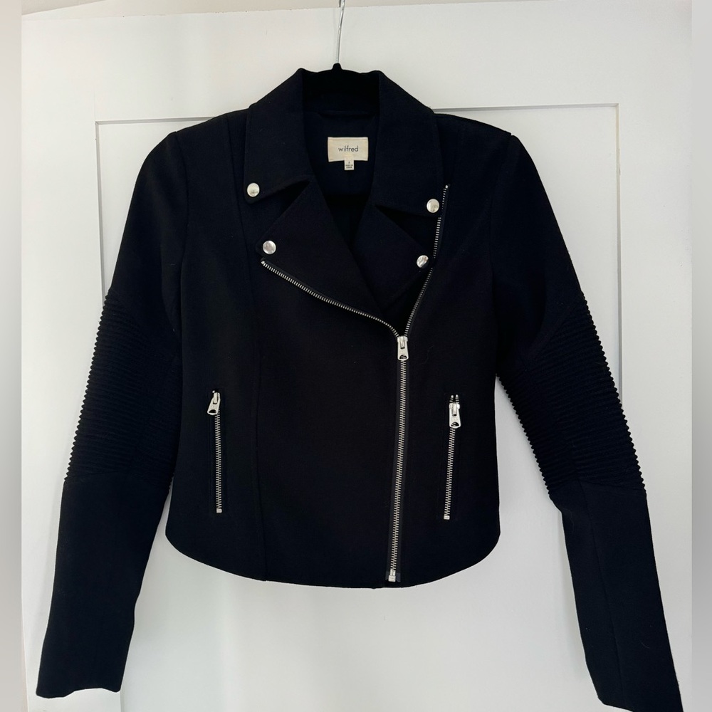 BRAND NEW Aritzia Wilfred Montesson Moto Jacket Blazer